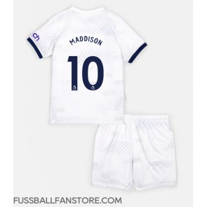 Tottenham Hotspur James Maddison #10 Replik Heimtrikot Kinder 2023-24 Kurzarm (+ Kurze Hosen)